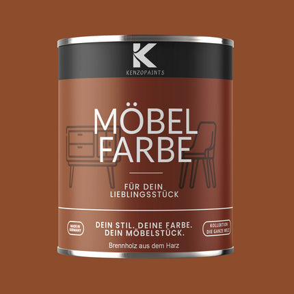 Kenzopaints Möbelfarbe Möbellack Buntlack - 2,5Liter