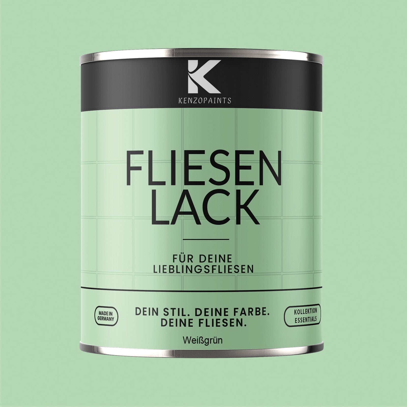 Kenzopaints Fliesenlack Fliesenfarbe - 2,5Liter - Farbmanufaktur Contura Berkemeier - Farbmanufaktur Contura Berkemeier