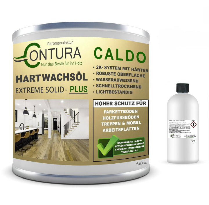 Contura Hartwachsöl 2K mit Härter Premium Holzöl Parkettöl Objektöl Treppenöl Fußbodenöl - Farbmanufaktur Contura Berkemeier - Farbmanufaktur Contura Berkemeier
