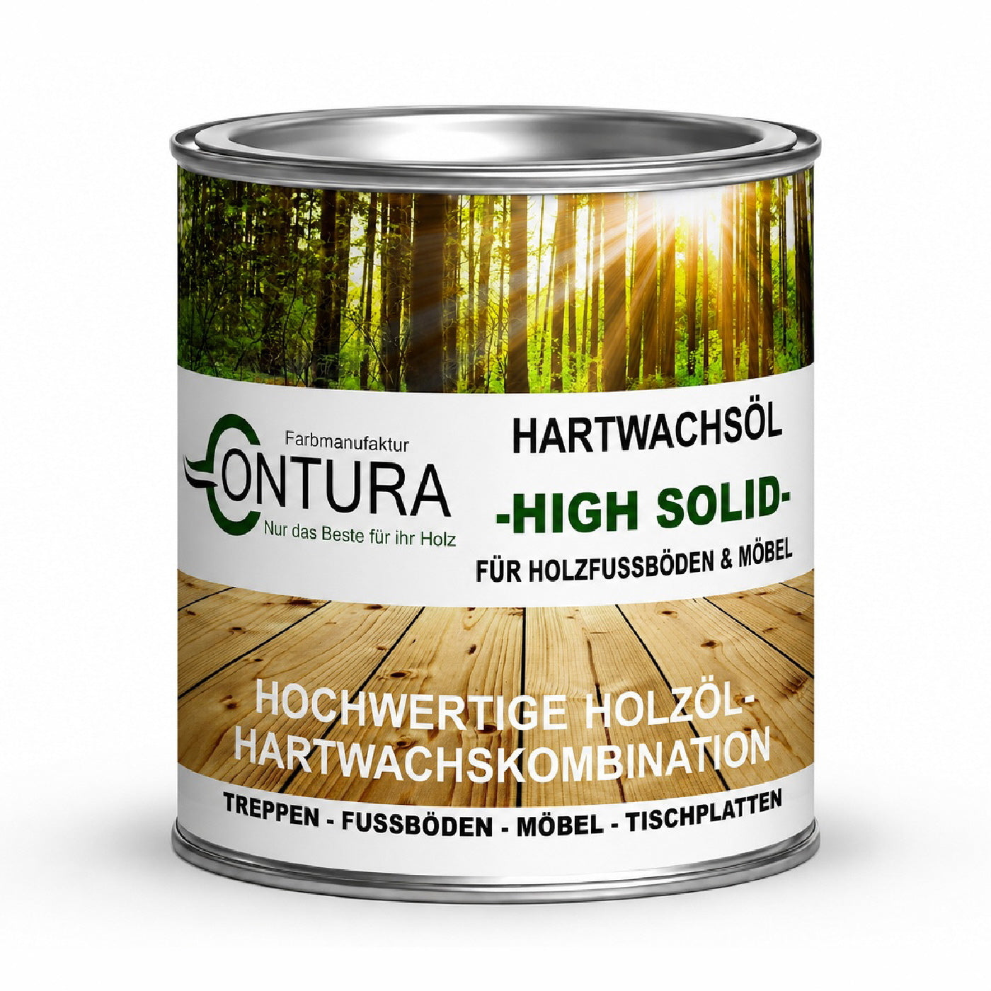 Contura Premium Hartwachsöl High Solid Holzöl Fußböden Möbel Holzschutz