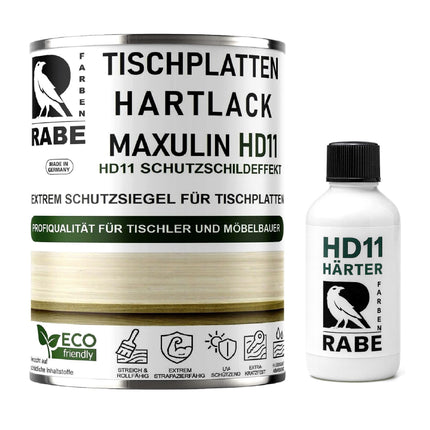 RABE 2K Hartlack für Tischplatten Thekenlack Gastronomie Möbel Holz lack farblos - Farbmanufaktur Contura Berkemeier - Farben Rabe