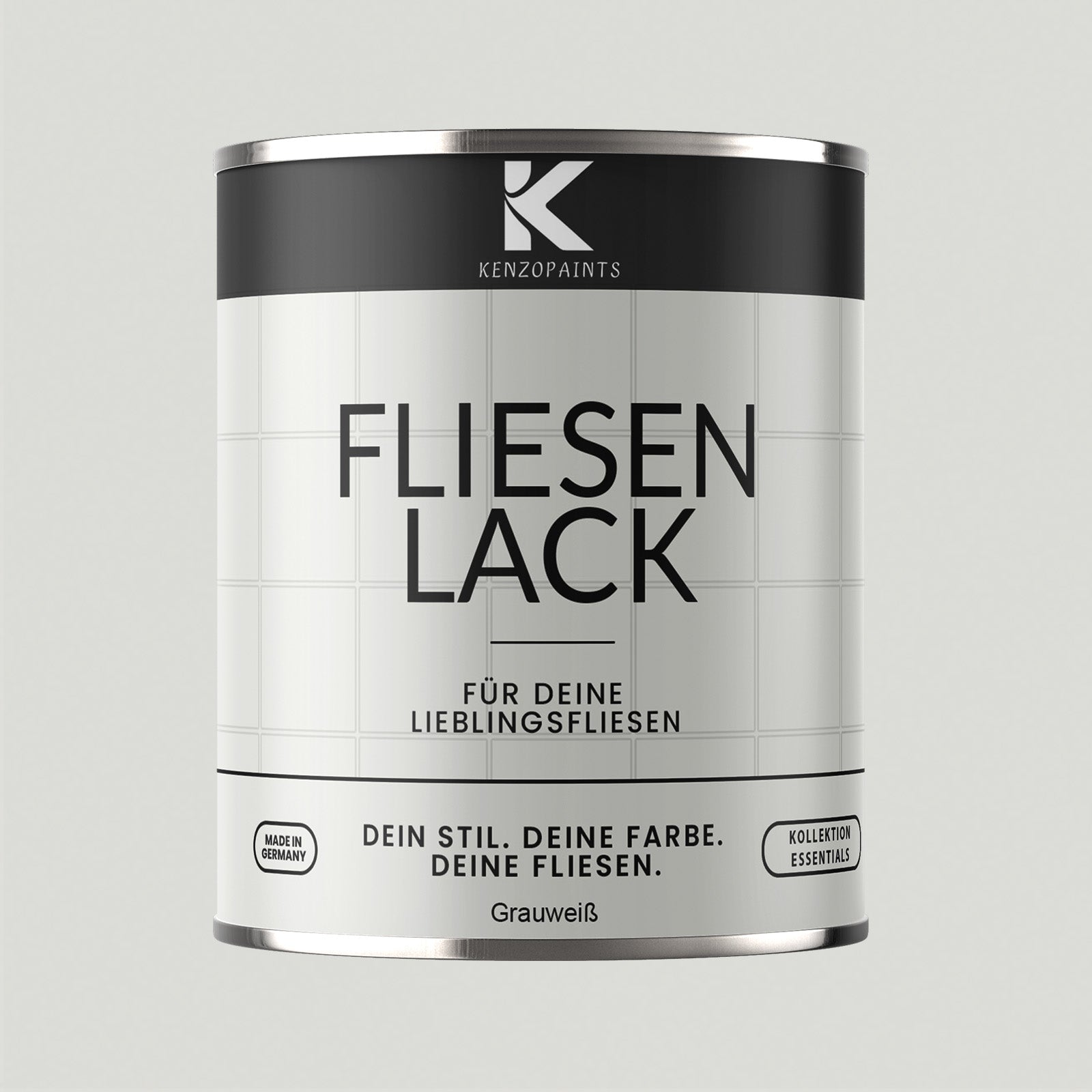 Kenzopaints Fliesenlack Fliesenfarbe - 2,5Liter - Farbmanufaktur Contura Berkemeier - Farbmanufaktur Contura Berkemeier