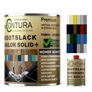 -POS- Contura 2K Bootslack SEIDENMATT RAL Farbe Yachtlack Holzlack GFK Metall Boot Schiffslack - Farbmanufaktur Contura Berkemeier - Farbmanufaktur Contura Berkemeier