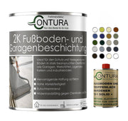 Contura 2K Bodenfarbe SEIDENMATT Betonfarbe Garagenfarbe Kellerboden Fussbodenlack - Farbmanufaktur Contura Berkemeier - Farbmanufaktur Contura Berkemeier