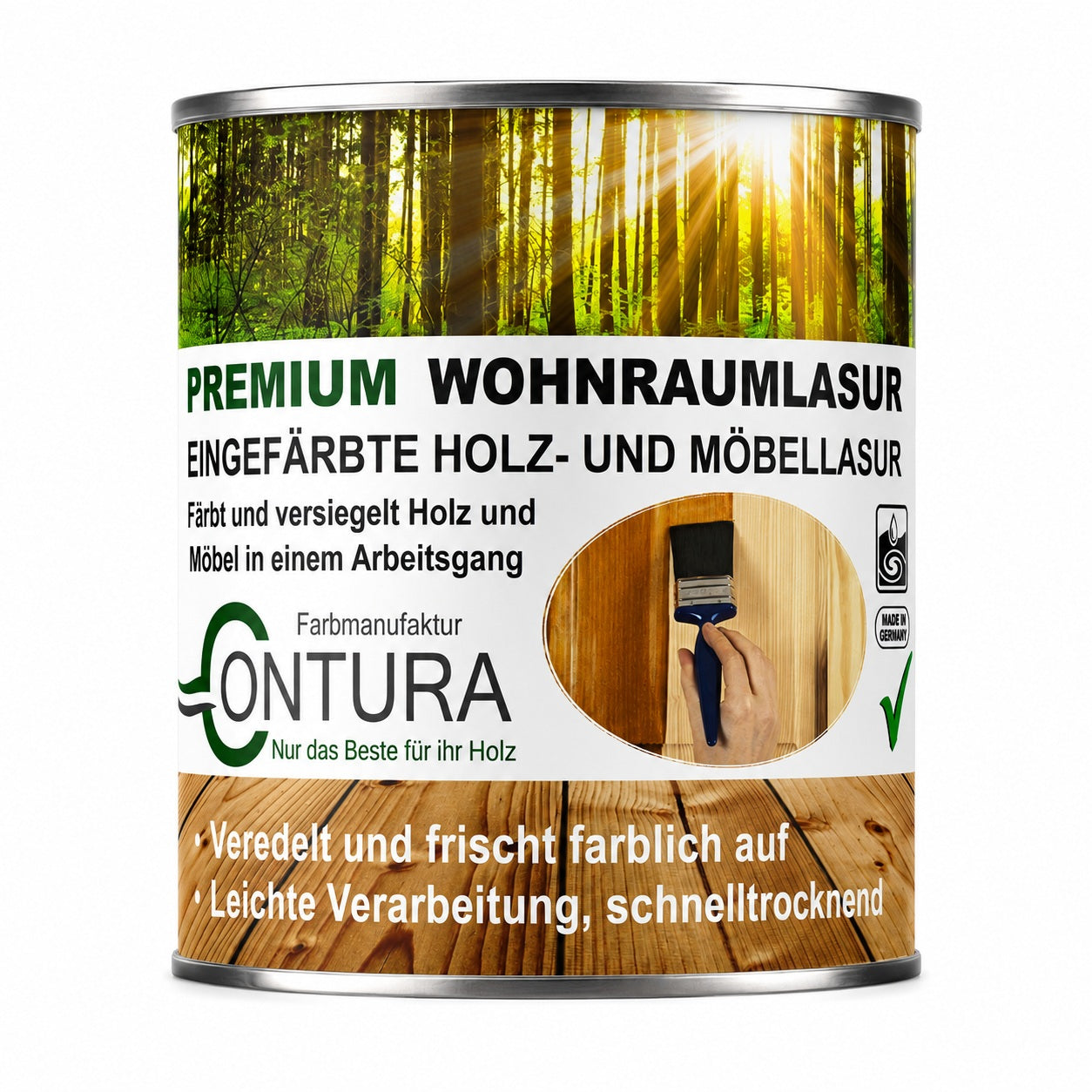 Contura Wohnraumlasur Holzfarbe Möbellasur Lackbeize Möbellack Lacklasur Innenlasur Holzlack