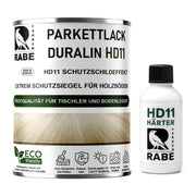 RABE Parkettlack 2K Treppenlack HD11- Holzlack Haustier- Kratzfest Parkettsiegel - Farbmanufaktur Contura Berkemeier - Farben Rabe