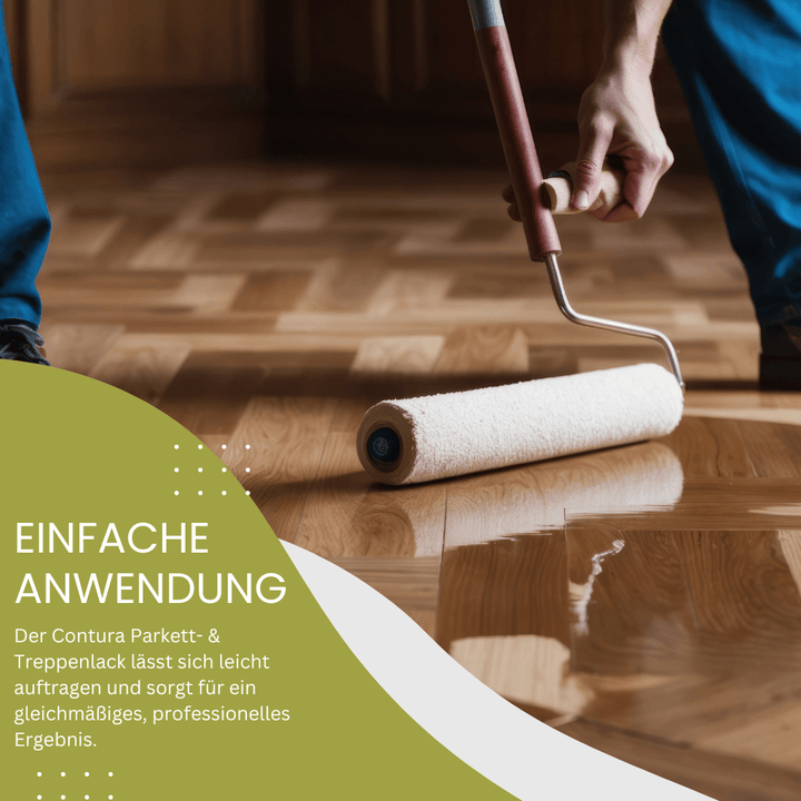 Contura 2 in 1 Parkettsiegel Grundierung und Parkettlack Holzlack Seidenmatt - Farbmanufaktur Contura Berkemeier - Farbmanufaktur Contura Berkemeier