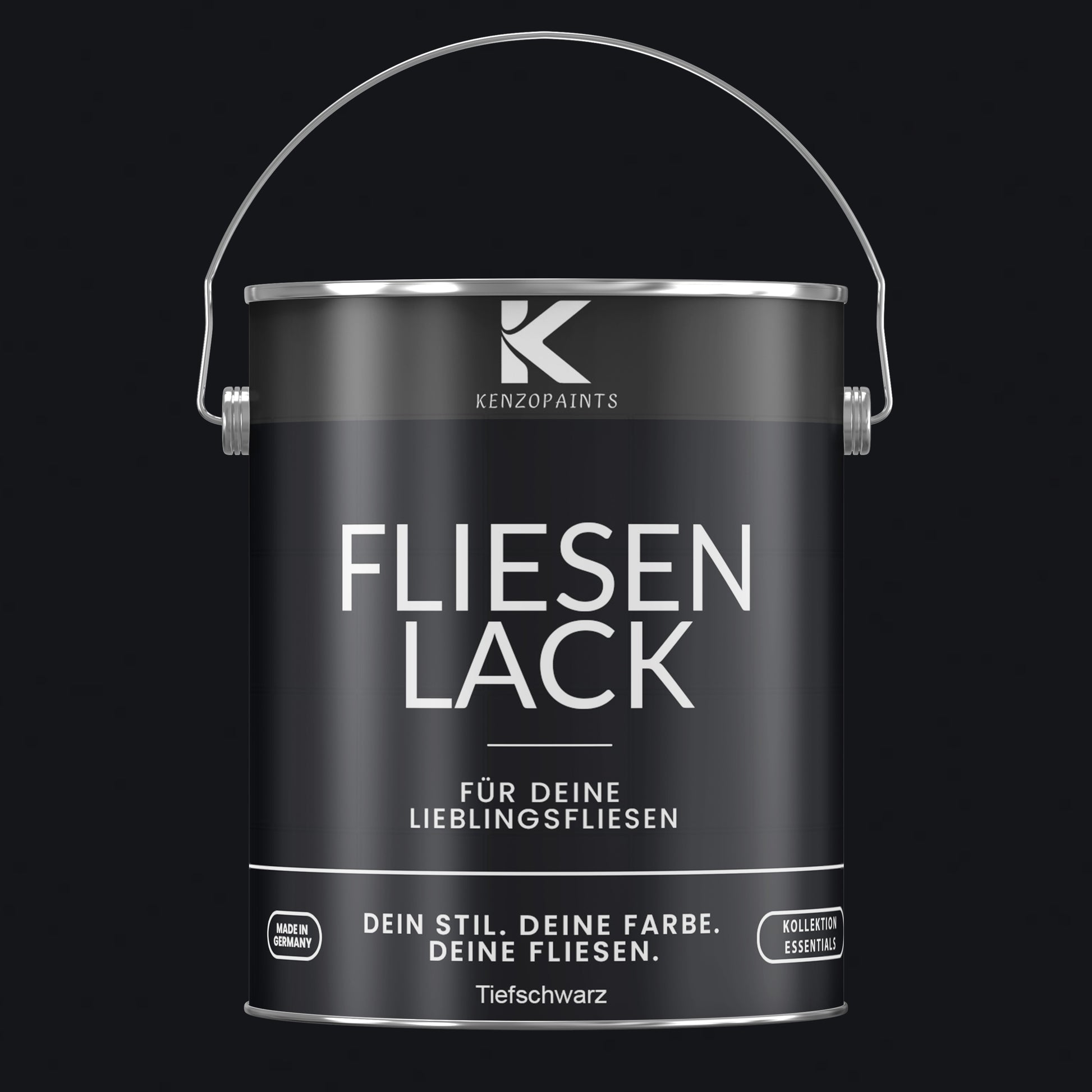 Kenzopaints Fliesenlack Fliesenfarbe - 2,5Liter - Farbmanufaktur Contura Berkemeier - Farbmanufaktur Contura Berkemeier