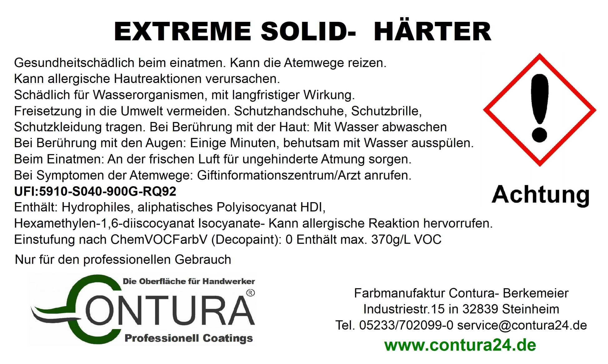 Contura 2K Parkett & Treppenlack mit Härter Extreme Solid Holzlack Möbellack - Farbmanufaktur Contura Berkemeier - Farbmanufaktur Contura Berkemeier