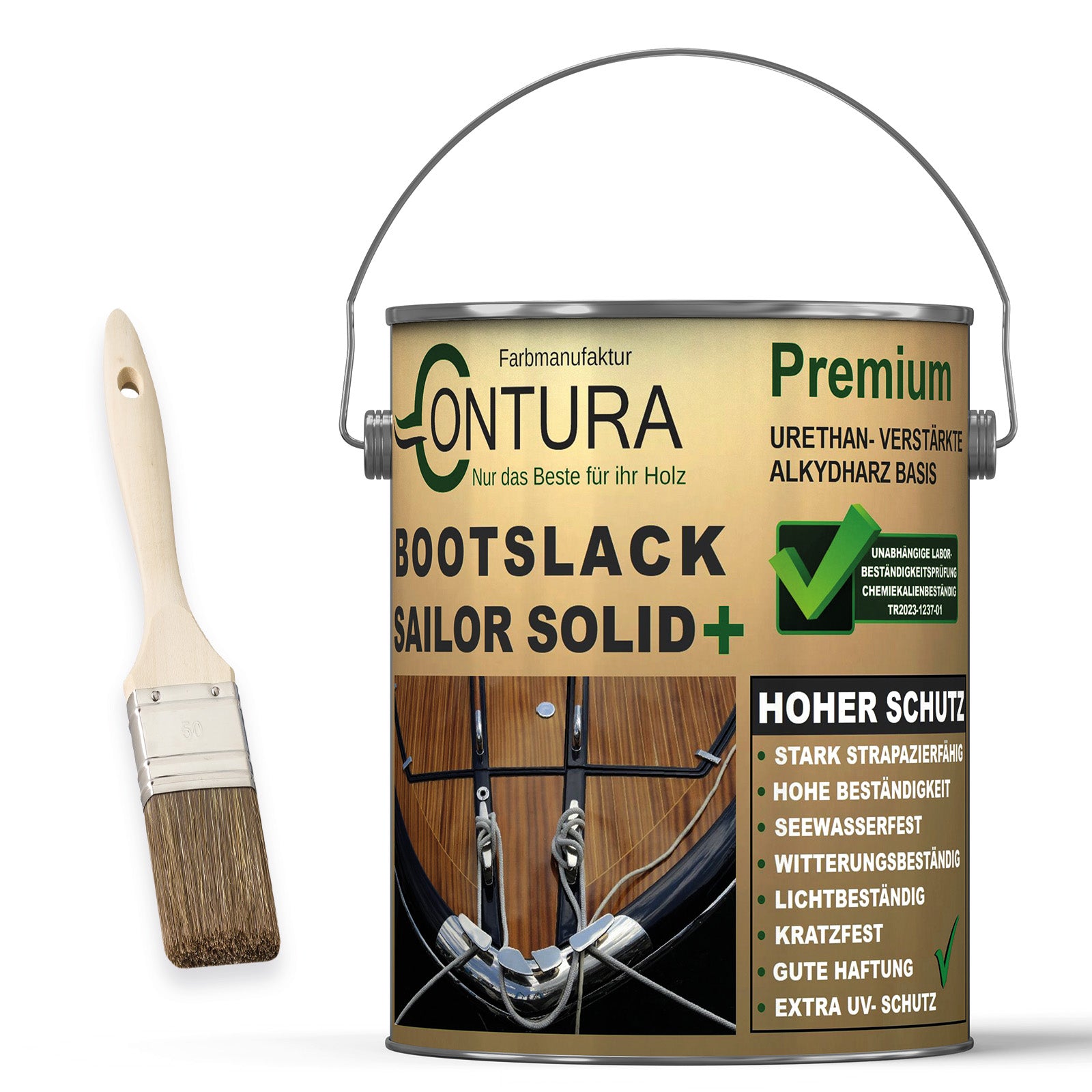 Contura Bootslack Premium Yachtlack Holzlack Boot Thekenlack - Farbmanufaktur Contura Berkemeier - Farbmanufaktur Contura Berkemeier