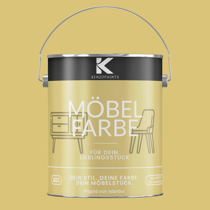 Kenzopaints Möbelfarbe Möbellack Buntlack - 2,5Liter