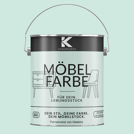 Kenzopaints Möbelfarbe Möbellack Buntlack - 2,5Liter