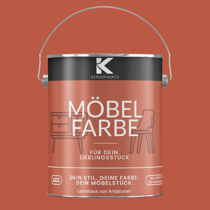 Kenzopaints Möbelfarbe Möbellack Buntlack - 2,5Liter