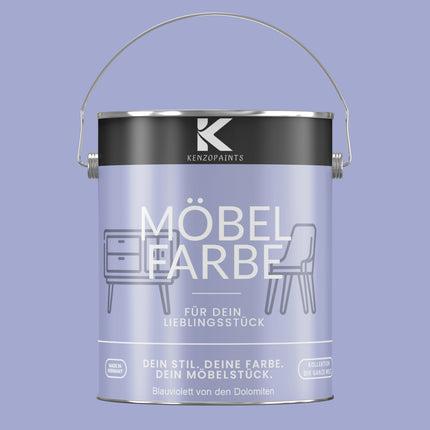 Kenzopaints Möbelfarbe Möbellack Buntlack - 2,5Liter