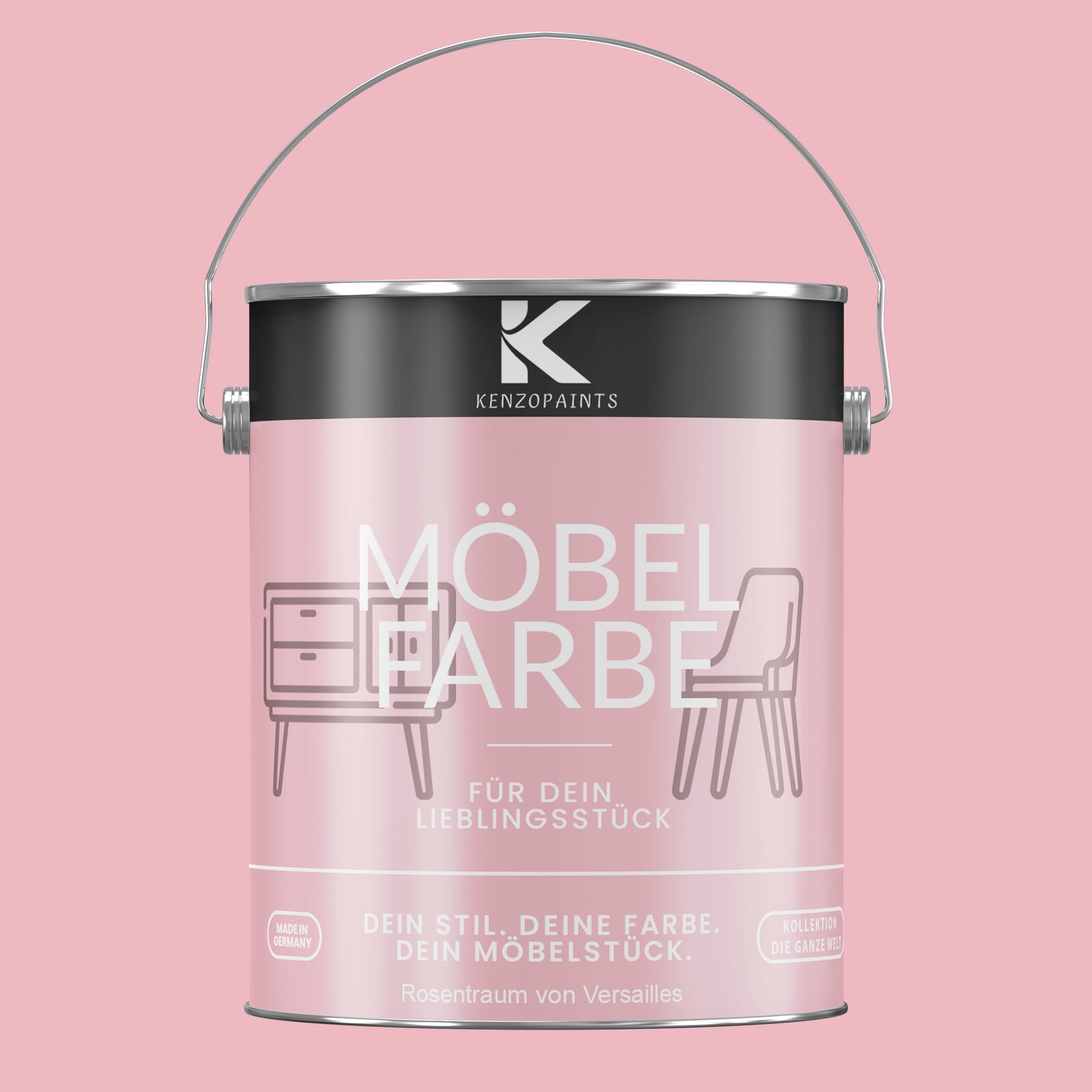 Kenzopaints Möbelfarbe Möbellack Buntlack - 2,5Liter - Farbmanufaktur Contura Berkemeier - Farbmanufaktur Contura Berkemeier
