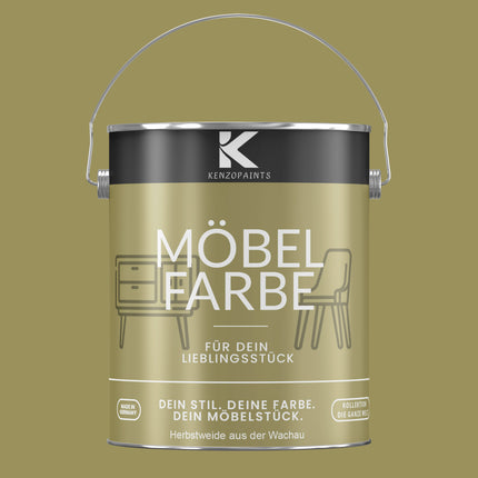 Kenzopaints Möbelfarbe Möbellack Buntlack - 2,5Liter