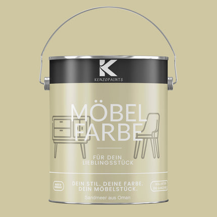 Kenzopaints Möbelfarbe Möbellack Buntlack - 2,5Liter