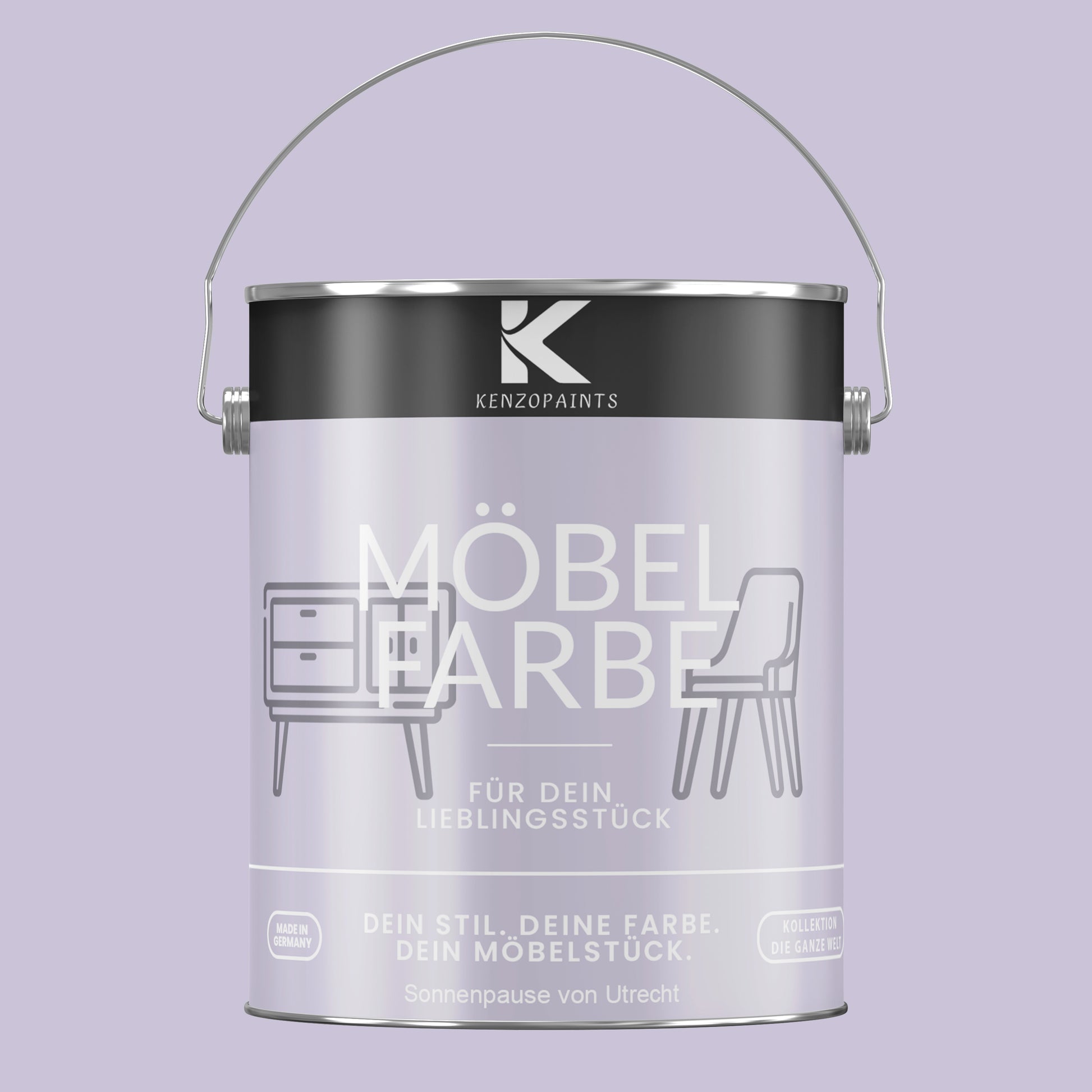 Kenzopaints Möbelfarbe Möbellack Buntlack - 2,5Liter - Farbmanufaktur Contura Berkemeier - Farbmanufaktur Contura Berkemeier