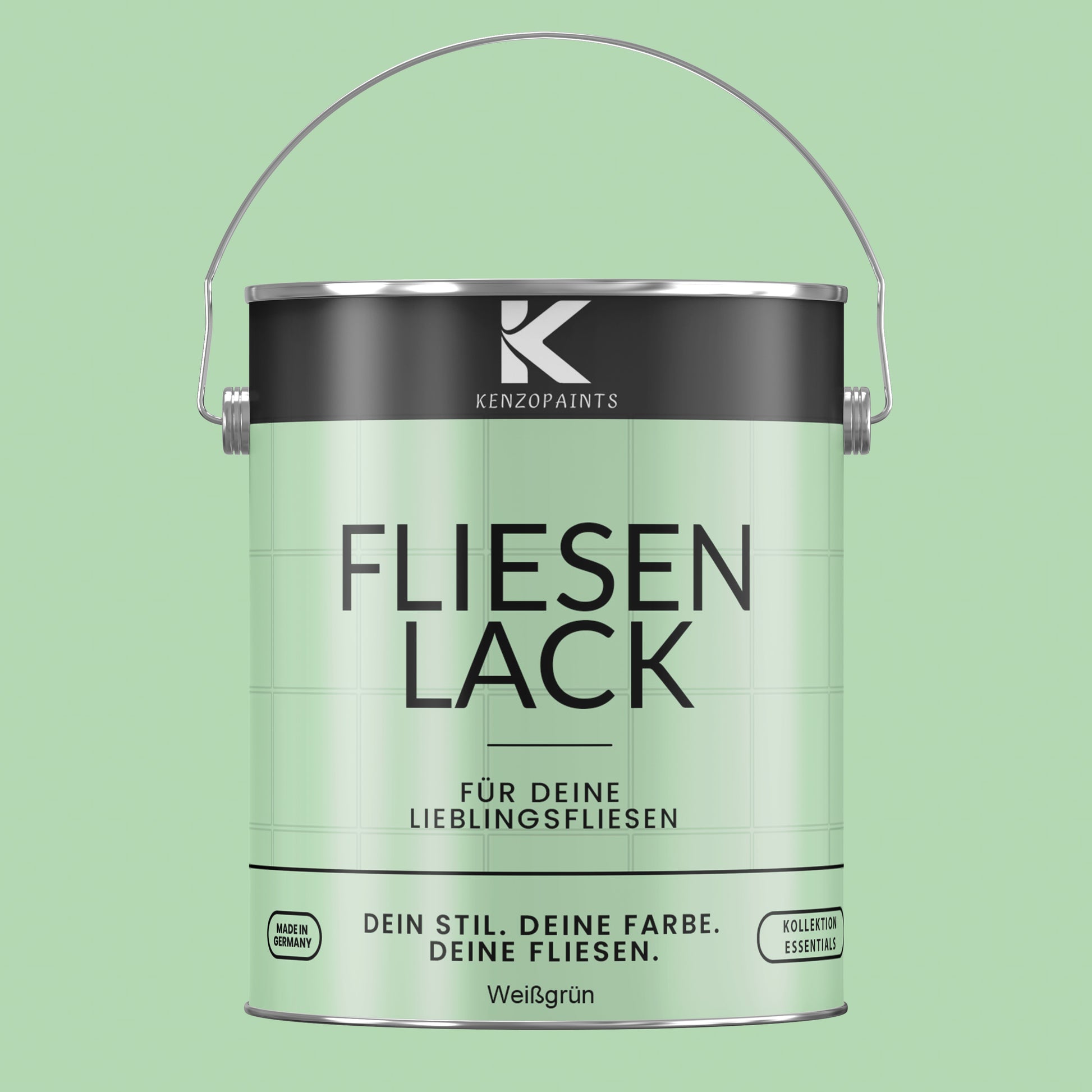 Kenzopaints Fliesenlack Fliesenfarbe - 2,5Liter - Farbmanufaktur Contura Berkemeier - Farbmanufaktur Contura Berkemeier
