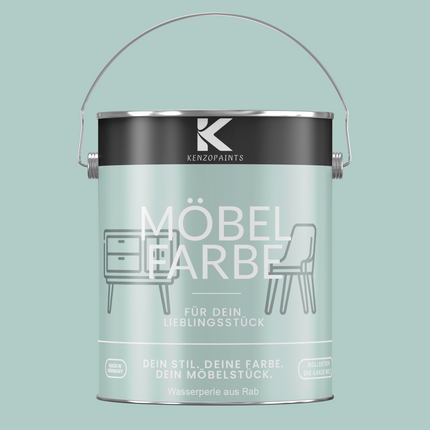 Kenzopaints Möbelfarbe Möbellack Buntlack - 2,5Liter