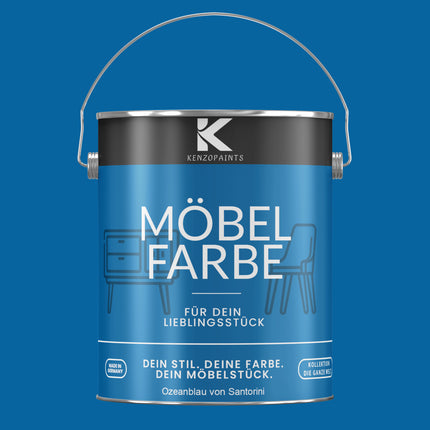 Kenzopaints Möbelfarbe Möbellack Buntlack - 2,5Liter