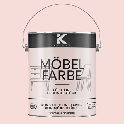 Kenzopaints Möbelfarbe Möbellack Buntlack - 2,5Liter