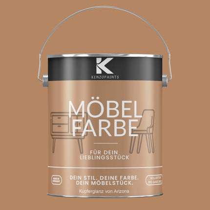 Kenzopaints Möbelfarbe Möbellack Buntlack - 2,5Liter