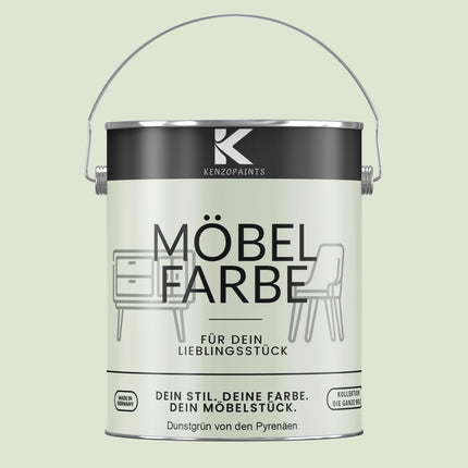 Kenzopaints Möbelfarbe Möbellack Buntlack - 2,5Liter