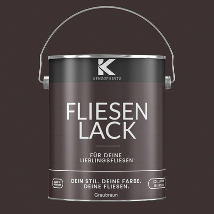 Kenzopaints Fliesenlack Fliesenfarbe - 2,5Liter