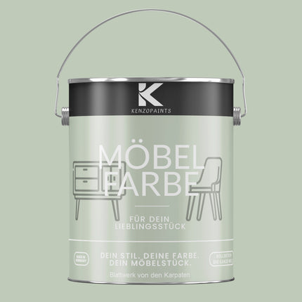 Kenzopaints Möbelfarbe Möbellack Buntlack - 2,5Liter