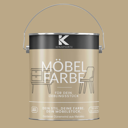 Kenzopaints Möbelfarbe Möbellack Buntlack - 2,5Liter
