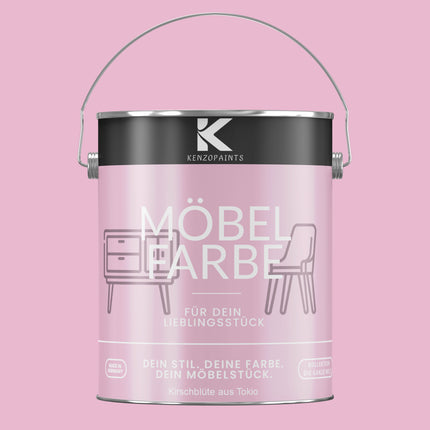 Kenzopaints Möbelfarbe Möbellack Buntlack - 2,5Liter