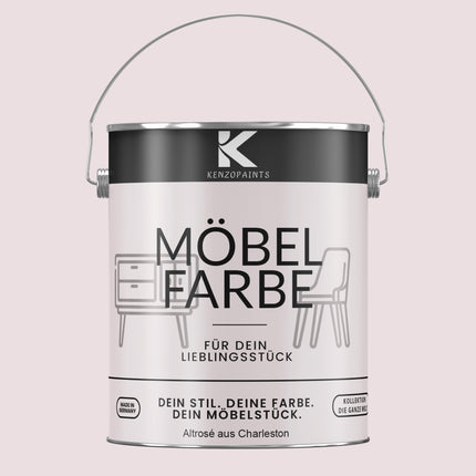 Kenzopaints Möbelfarbe Möbellack Buntlack - 2,5Liter