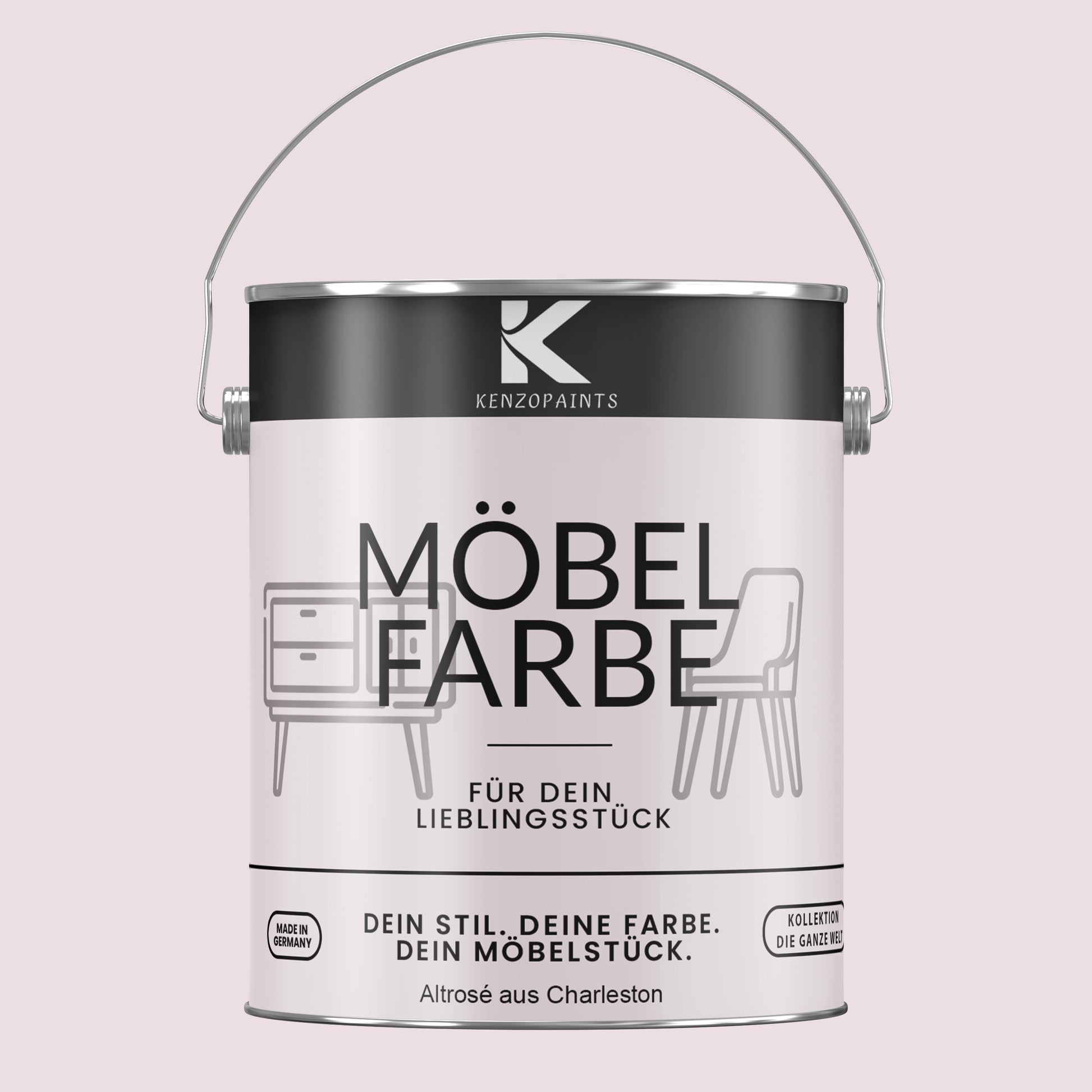 Kenzopaints Möbelfarbe Möbellack Buntlack - 2,5Liter - Farbmanufaktur Contura Berkemeier - Farbmanufaktur Contura Berkemeier