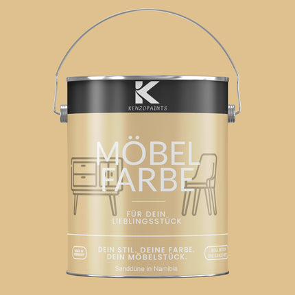Kenzopaints Möbelfarbe Möbellack Buntlack - 2,5Liter