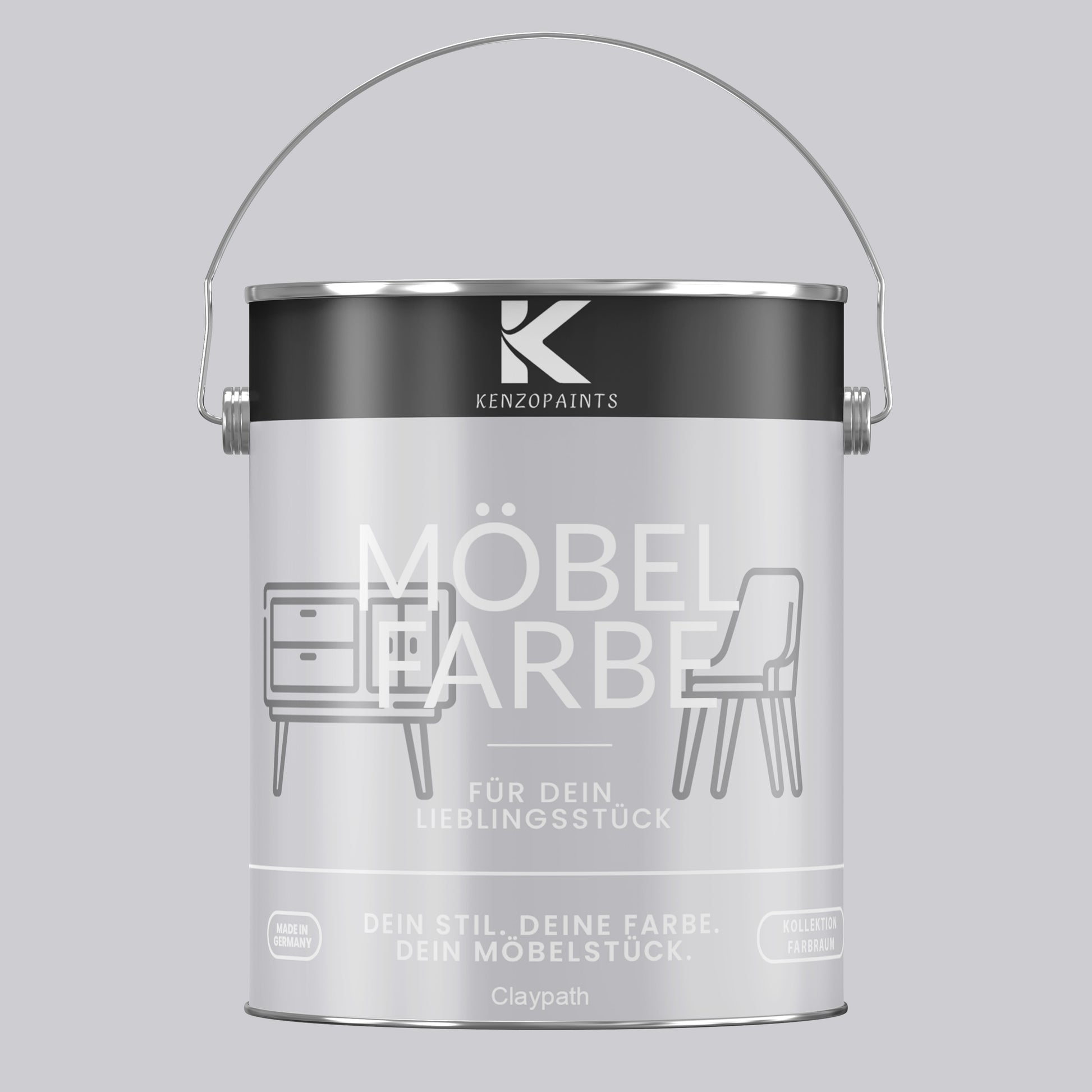Kenzopaints Möbelfarbe Möbellack Buntlack Farbraum - 2,5Liter - Farbmanufaktur Contura Berkemeier - Farbmanufaktur Contura Berkemeier