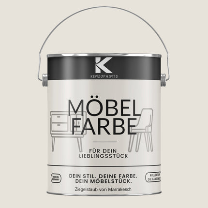 Kenzopaints Möbelfarbe Möbellack Buntlack - 2,5Liter
