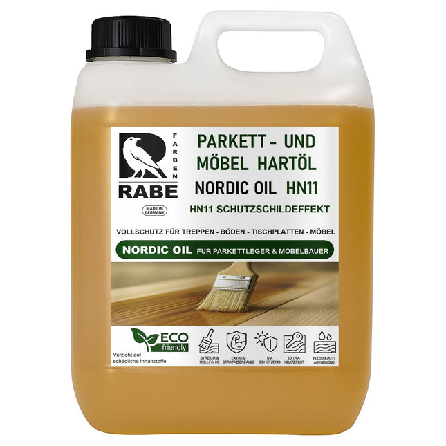 RABE Fussbodenöl Parkettöl High Solid Möbelöl Holzbodenöl Natur Hartöl Holzöl - Farbmanufaktur Contura Berkemeier - Farben Rabe