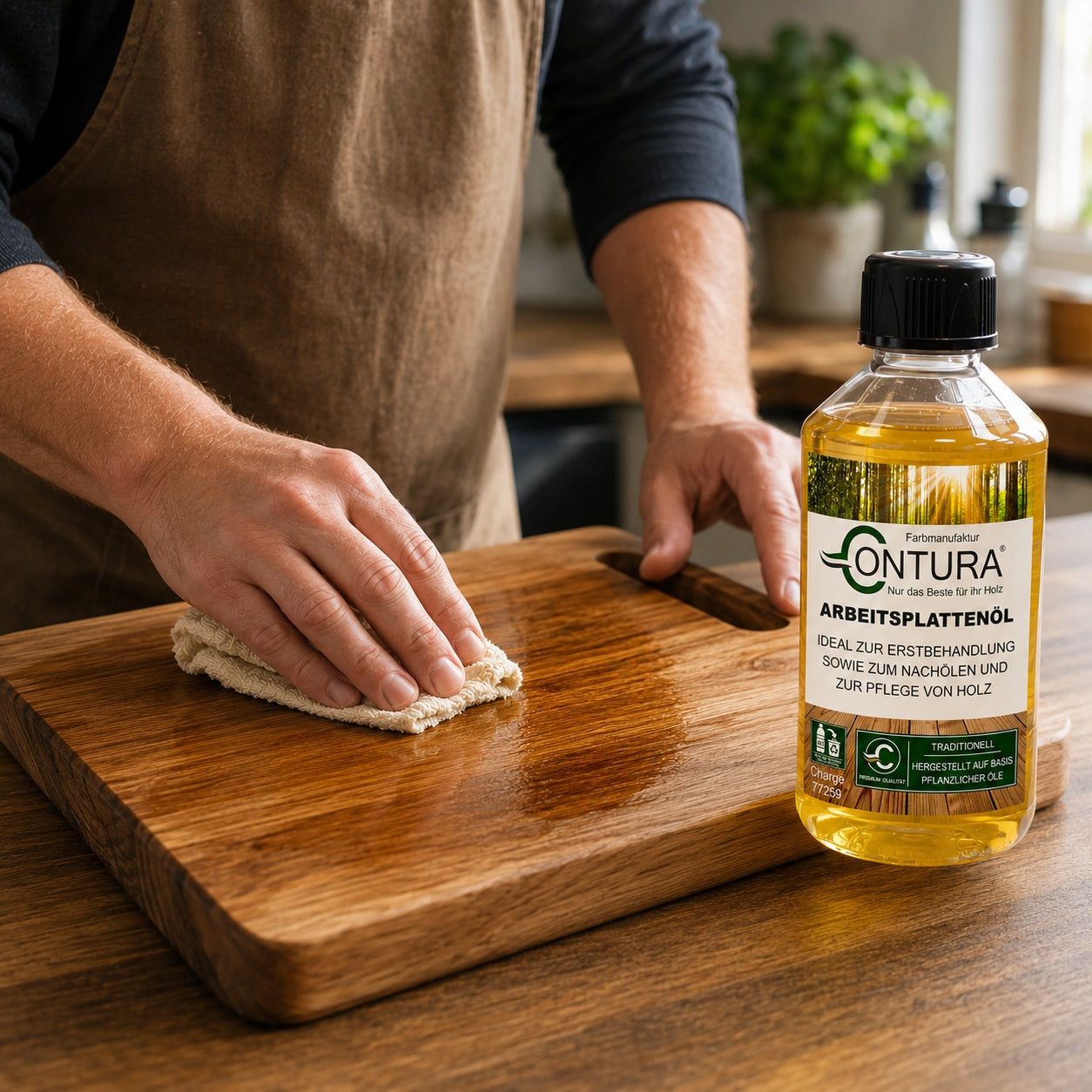 Contura Arbeitsplattenöl Greenline Edition Pflegeöl Holzöl Holz Öl Holzschutz farblos