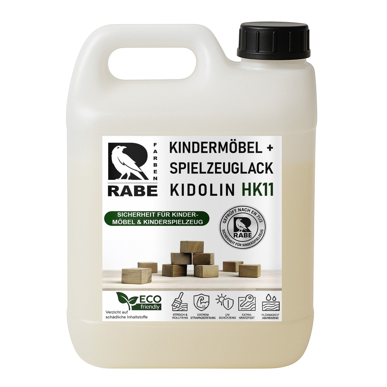 RABE Lack Kindermöbel Kinderspielzeug EN71/3 Klarlack Kindersicher speichelecht - Farbmanufaktur Contura Berkemeier - Farben Rabe