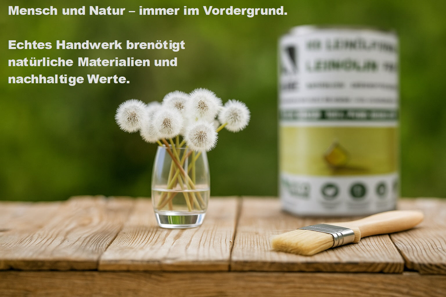 RABE Holzöl LEINOLIN Leinölfirnis biologisch Holzschutz Lebensmittelecht Farblos - Farbmanufaktur Contura Berkemeier - Farben Rabe