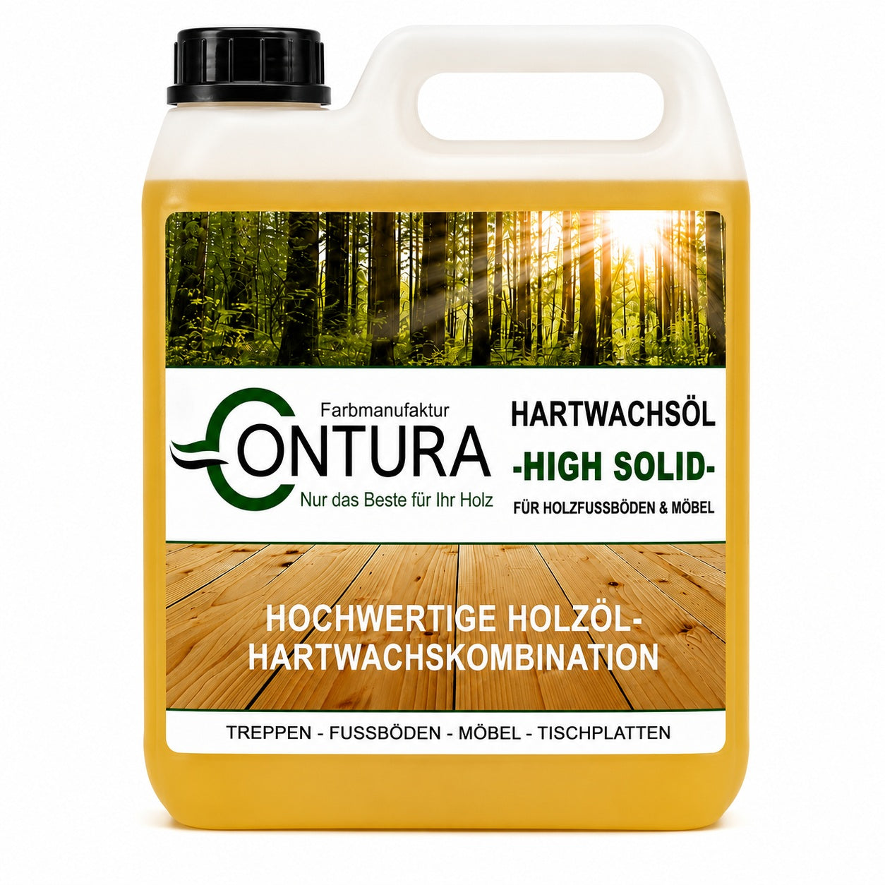 Contura Premium Hartwachsöl High Solid Holzöl Fußböden Möbel Holzschutz