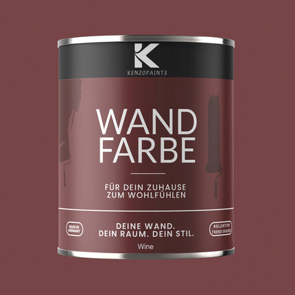 Kenzopaints Wandfarbe Innenwandfarbe Designfarbe - 750ml