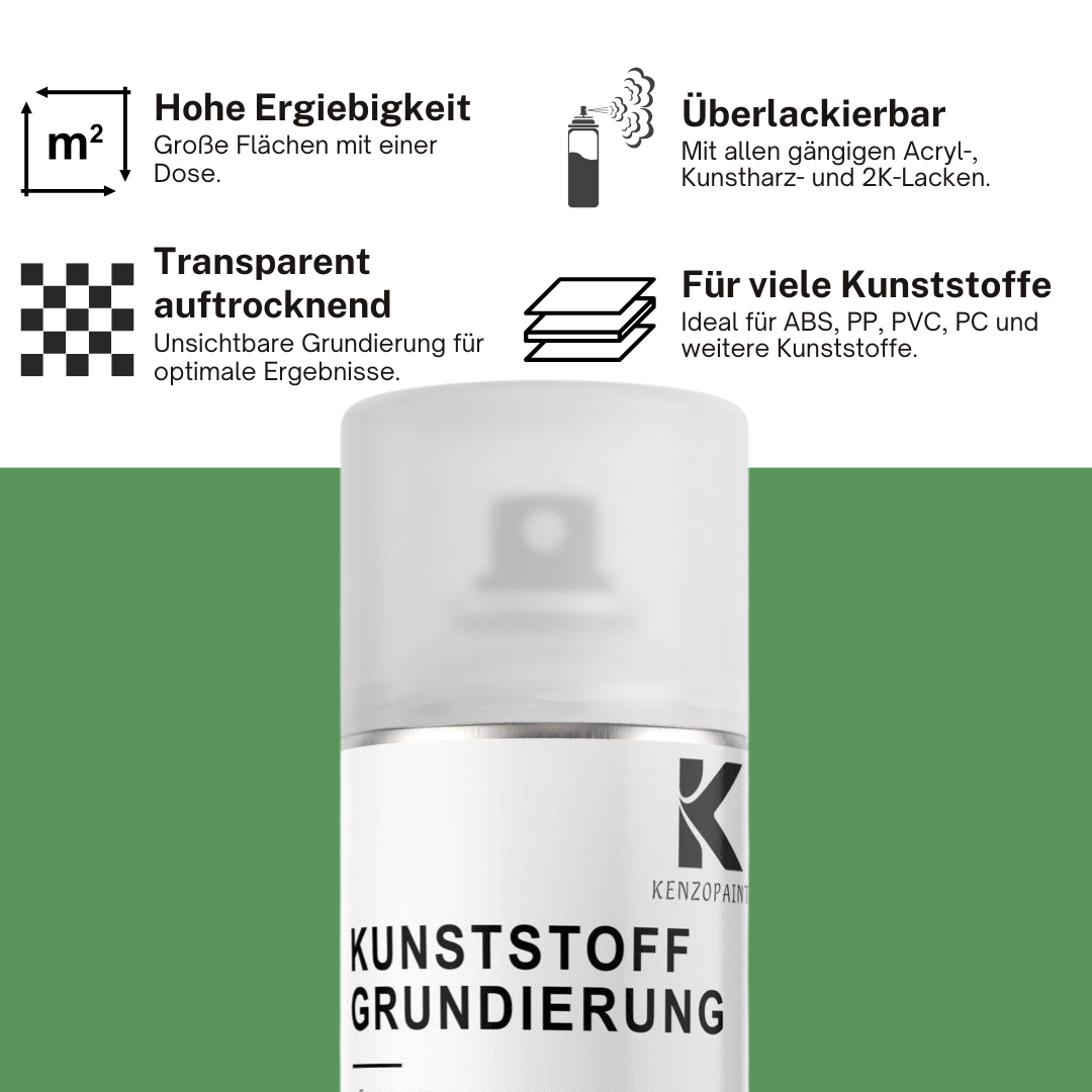 Kenzopaints Kunststoff-Grundierung Primer 400ml Transparent