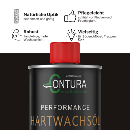 Contura Performance Hartwachsöl Farblos Natur Holz-Öl Parkett Treppen Möbel uvm