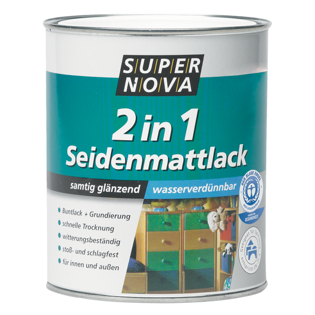 -POS- Supernova 2in1 Seidenmattlack 750ml. ++Wunschfarbton++ 20.000+ Farbtöne - Farbmanufaktur Contura Berkemeier - Farbmanufaktur Contura Berkemeier