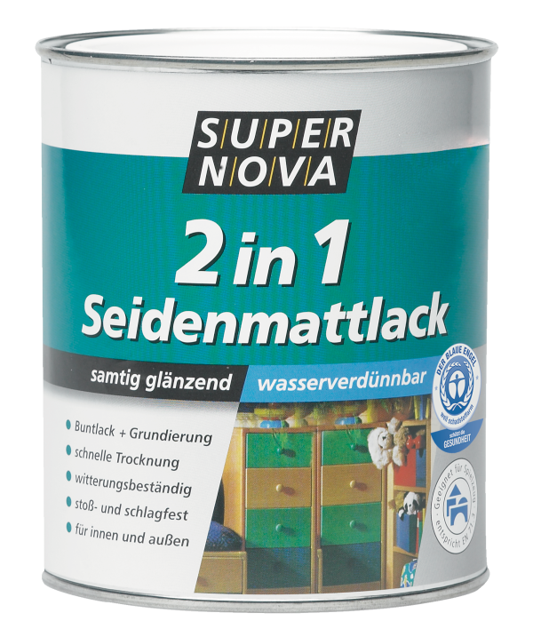 -POS- Supernova 2in1 Seidenmattlack 750ml. ++Wunschfarbton++ 20.000+ Farbtöne - Farbmanufaktur Contura Berkemeier - Farbmanufaktur Contura Berkemeier