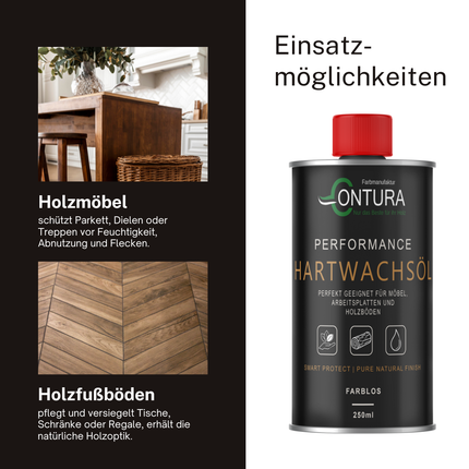 Contura Performance Hartwachsöl Farblos Natur Holz-Öl Parkett Treppen Möbel uvm