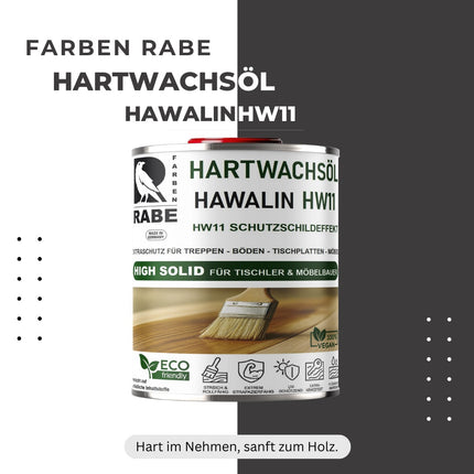 RABE - 2K Hartwachsöl mit Härter High Solid Farblos seidenmatt Parkett Möbel Öl - Farbmanufaktur Contura Berkemeier - Farben Rabe