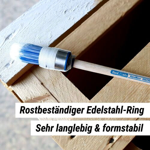 Profi Ringpinsel für Acryl- und Wasserlack Lackierpinsel Lasurpinsel (Kopie) - Farbmanufaktur Contura Berkemeier - Farben Rabe